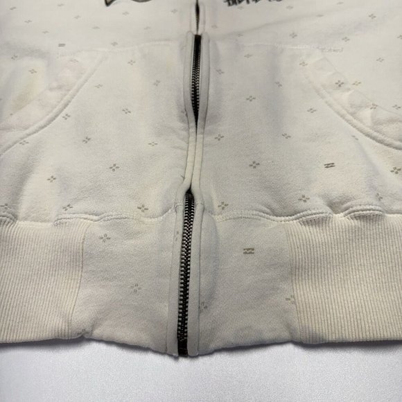 Vintage Billabong Hoodie Y2K Full Zip Embroidered Sweatshirt Large - Picture 6 of 15